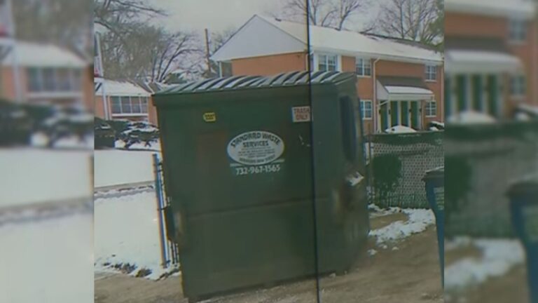 New Jersey Maintenance Worker Peeks Into Dumpster