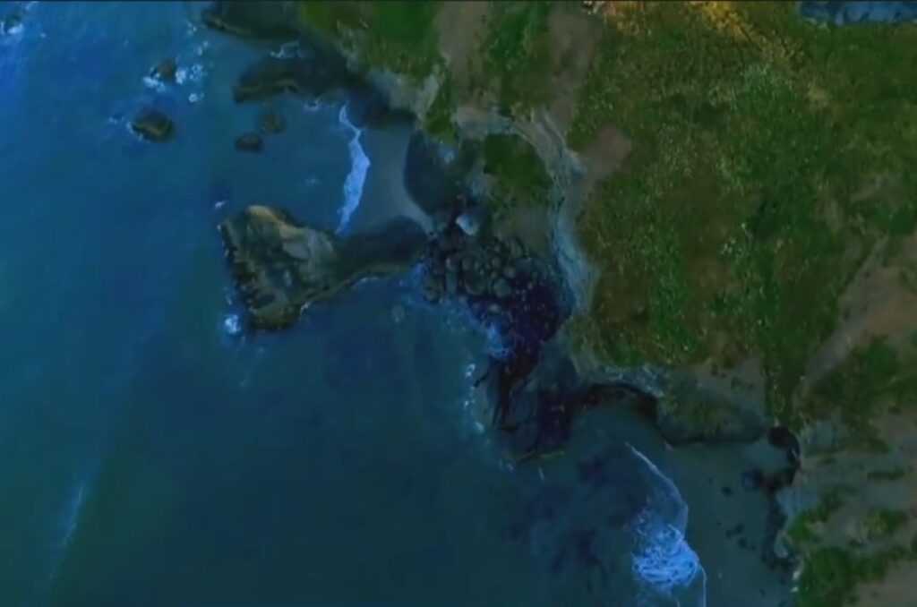 sea ​​from the air