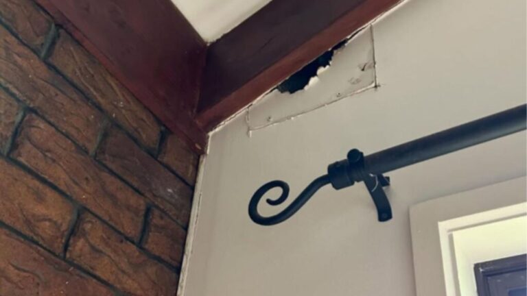Ohio Couple Spots A Hole In Their Wall And Realize Someone Is Watching Them