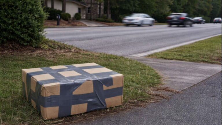 Strange Box Appears Near Washington Highway And Six Tiny Lives Depend On It