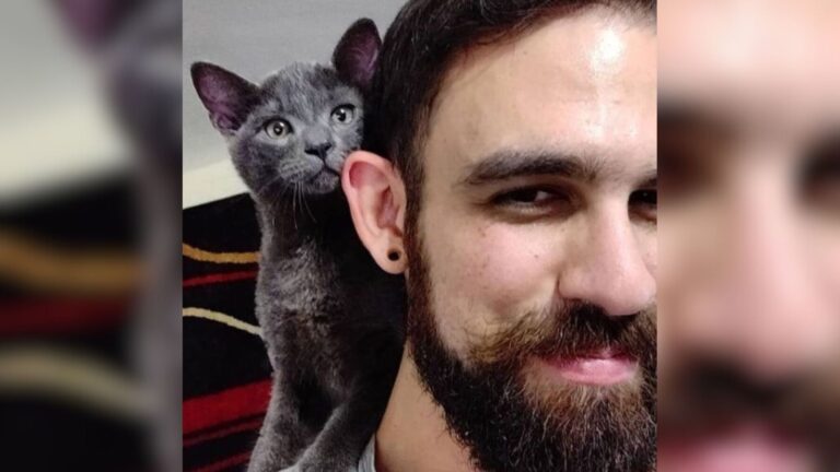 Texas Man Spots A Frail Kitten On The Street And Can’t Bring Himself To Walk Away
