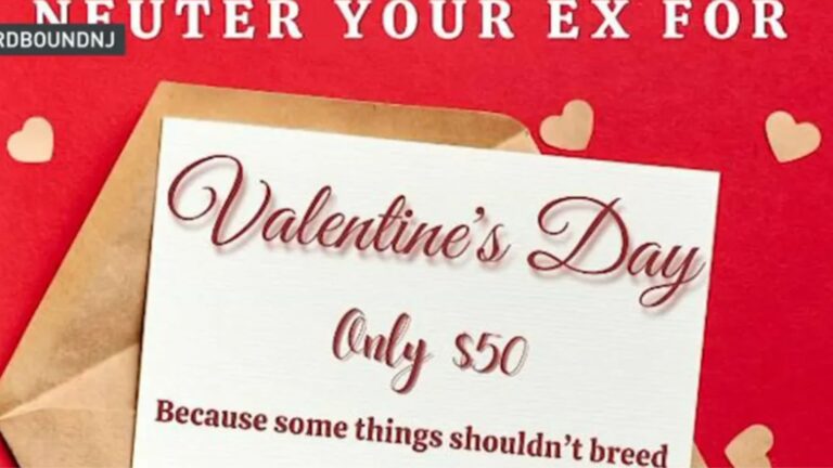 NJ Shelter’s Hilarious ‘Neuter Your Ex’ Valentine’s Campaign Is The Best Thing You’ll See Today