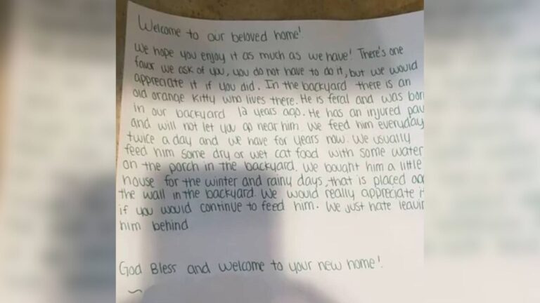 Washington Family Finds A Note In Their New Home Alerting Them That Someone Else Lives There