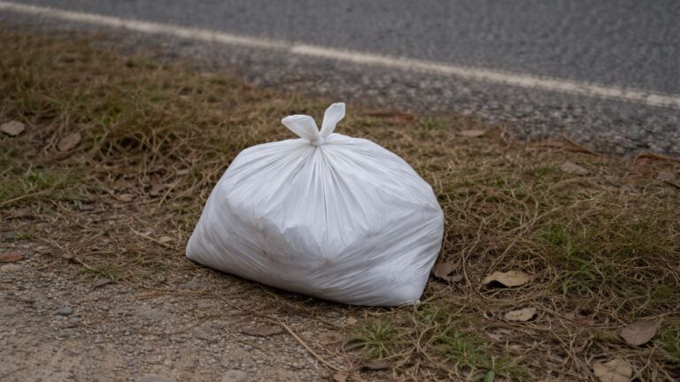 Ohio Man Notices Sealed Bag By The Roadside, Gets A Strange Feeling And Goes To Investigate