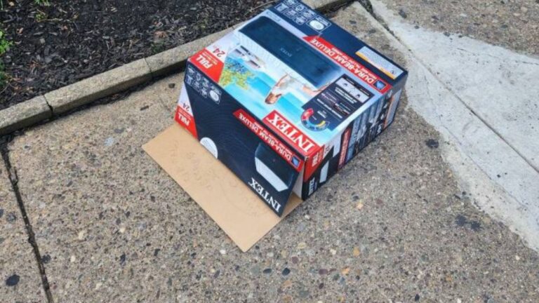 Philadelphia Man Nearly Walks Past A Box Sitting On The Sidewalk, Until He Hears A Sound Inside