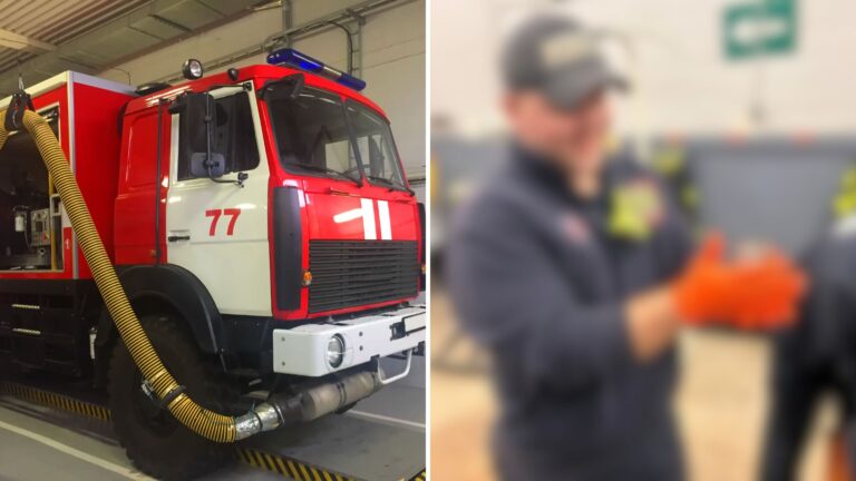 North Carolina Firefighter Hears Strange Noise From Truck And Makes A Jaw-Dropping Discovery