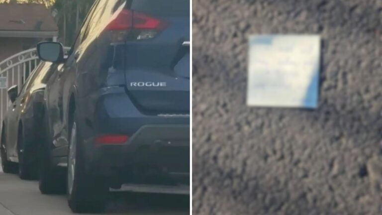 California Local Reads A Note On Their Car, Then Bends Down And Discovers A Heartbreaking Scene