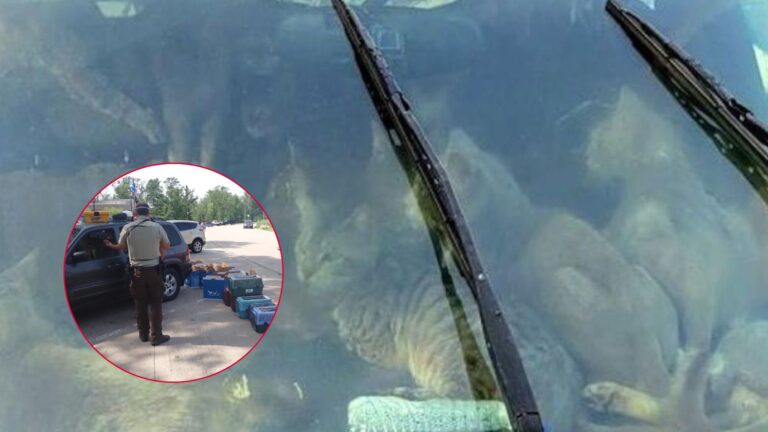Minnesota Police Can’t Believe Their Eyes After Finding Nearly 50 Cats Inside Overheated Car