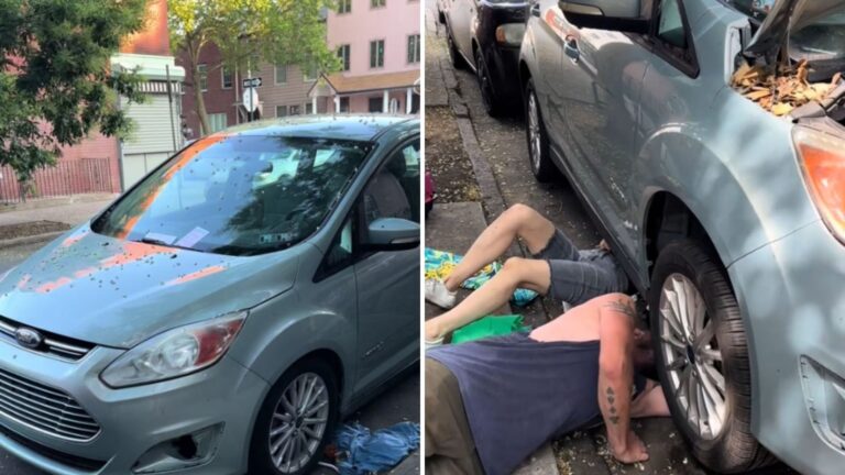 NY Woman Spots Little Notes Taped All Over Her Car And You Won’t Believe What Was Hiding Inside