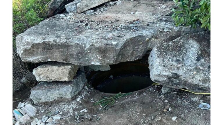 NY Locals Hear Faint Cries And Find Tiny Furbaby Stuck In Storm Drain Under Massive Slab