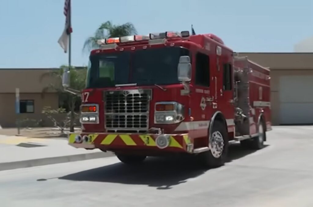 firefighters' truck