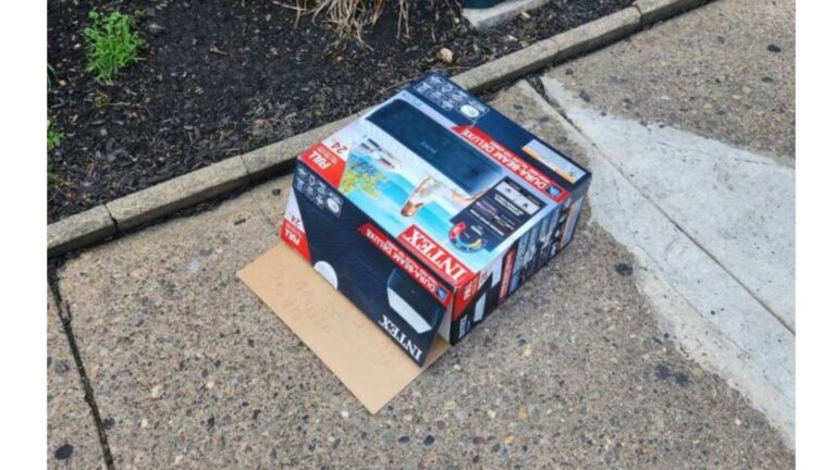 Philadelphia Man Nearly Walks Past A Box On The Sidewalk Until A Faint Sound Makes Him Stop