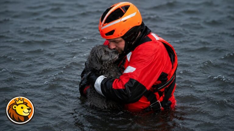 Wisconsin Boaters Spot A Puppy Struggling In The Water And Rush To Make A Lifesaving Grab
