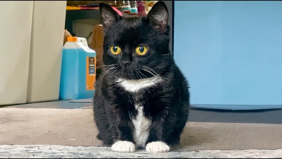 Video frame for A Tiny Yawn on a Yellow Blanket