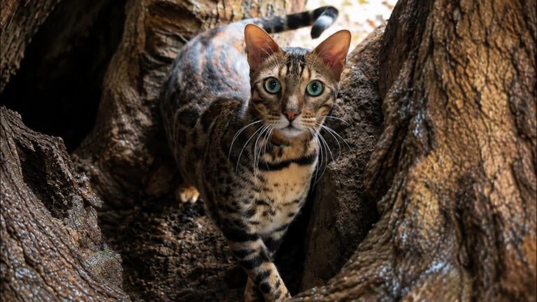 Ohio Woman Spots Golden Eyes In An Oak Tree, But What The ‘Wild’ Cat Does Next Saves Her Life